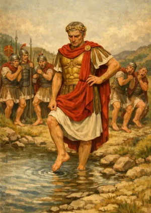Caesar crossing the Rubicon